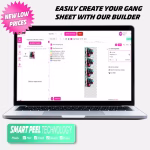 DTF Gang Sheet Builder with our Smart Peel Technology