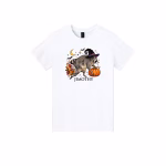 Funny Jimothy Halloween sweatshirt shown in white color