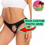 Custom face panties as a funny personalized bachelorette and couples gift