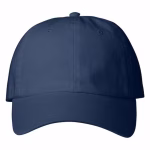 Navy blue custom Vineyard Vines baseball hat with personalized logo printing by Hollywood Prints.
