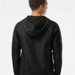 Independent Trading Co Men's Lightweight Windbreaker Full-Zip Jacket custom printed by Hollywood Prints