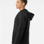 Independent Trading Co Men's Lightweight Windbreaker Full-Zip Jacket custom printed by Hollywood Prints