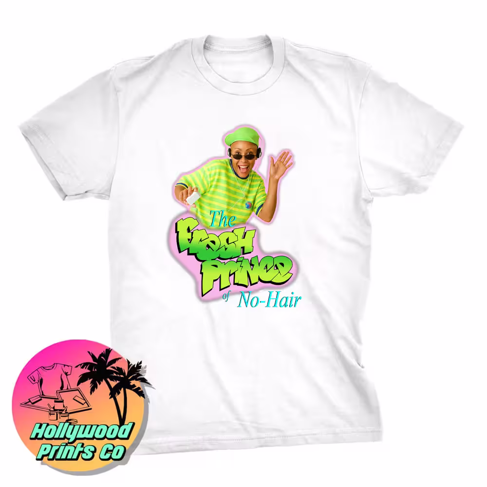 Meme t-shirt of Fresh Prince of Bel-Air with Jada Pinkett Smith on it