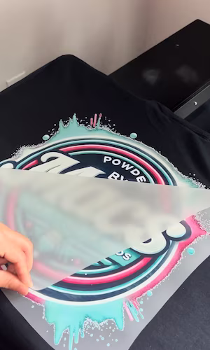 Smart Peel Technology for Easy DTF Application at Hollywood Prints