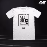 White AMT Wrestling All I Do Is Pin Shirt is the perfect funny motivational wrestling tee