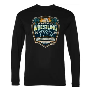 2026 FHSAA Wrestling State Championships Performance Long Sleeve Shirt