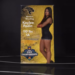 2026 Custom Wrestling State Championship Banner (3ft x 2ft)