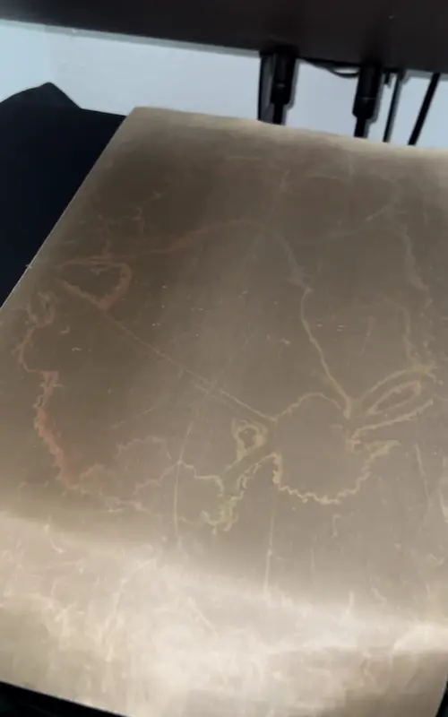 Post pressing a DTF transfer with Teflon sheet after peeling the carrier film